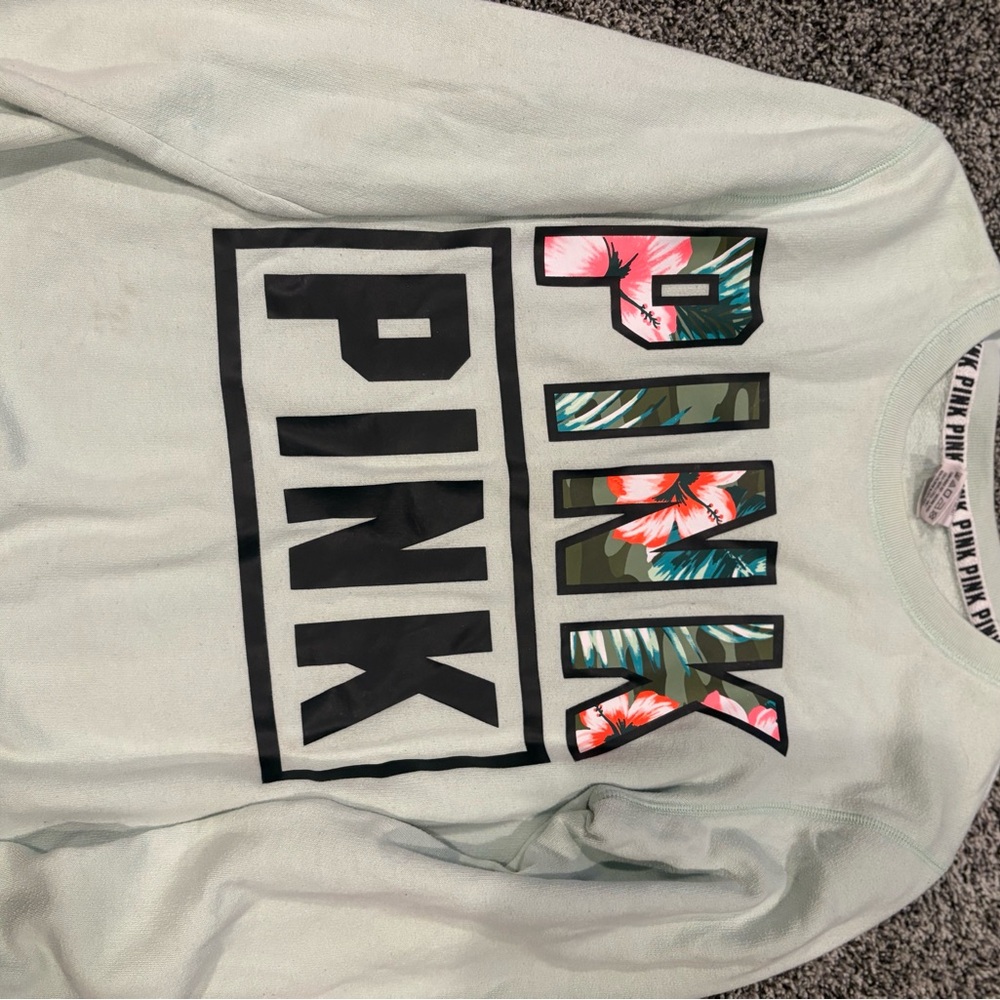 Victoria's Secret PINK Mint Sweatshirt